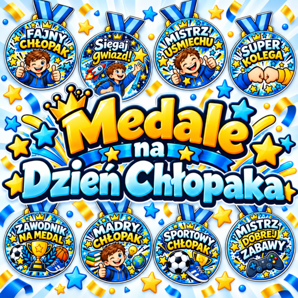 Niebieskie medale - Dzień Chłopaka