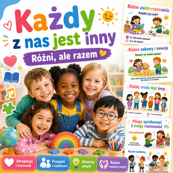 Każdy z nas jest inny — i to jest w porządku!