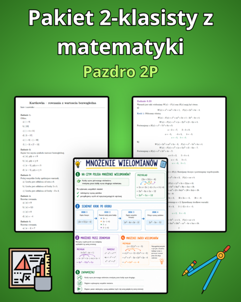 Pakiet 2-klasisty z matematyki - Pazdro 2P