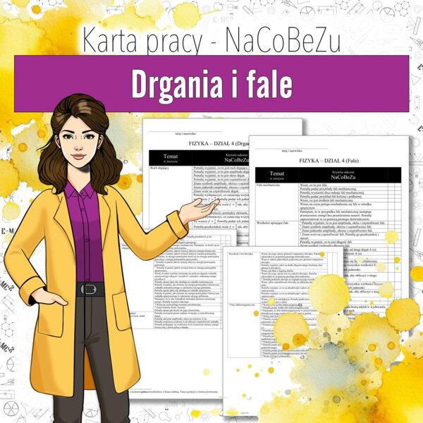 Kryteria sukcesu - fizyka klasa 8, dział 4 | NaCoBeZu do działu Drgania i fale