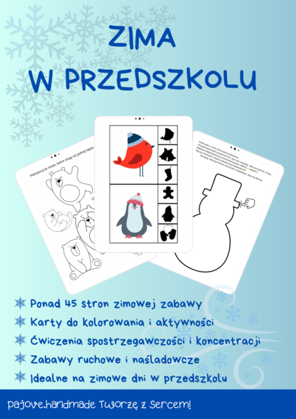 Zima w przedszkolu