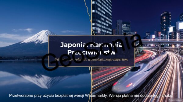„Japonia: Harmonia Przeciwieństw. Od potęgi żywiołów do technologicznego imperium” – Multimedialny Raport Geograficzny (Klasa 8)