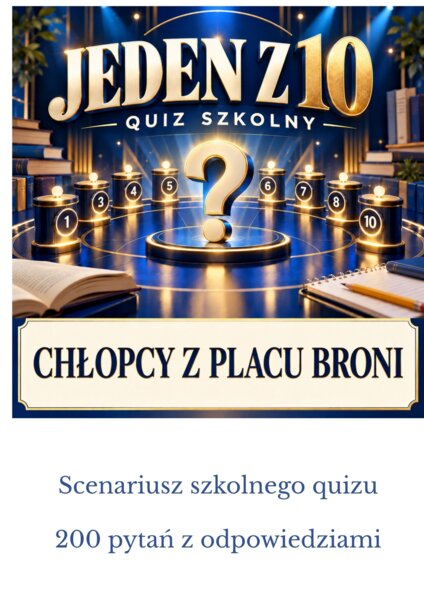 Chłopcy z Placu Broni  teleturniej Jeden z 10