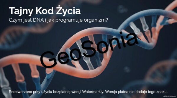 „Tajny Kod Życia: Czym jest DNA i jak programuje organizm?” – Prezentacja Multimedialna (Biologia, Klasa 8)