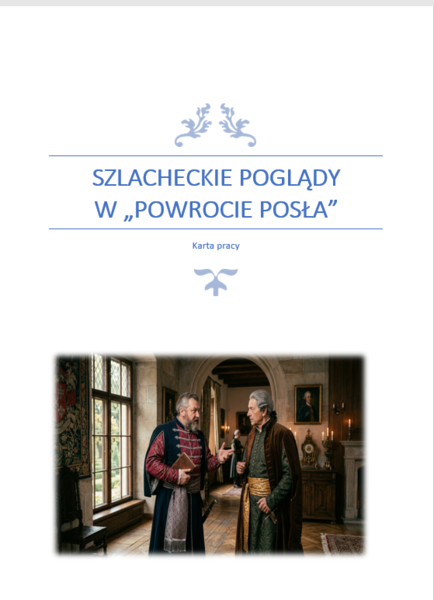 "Powrót posła" karta pracy