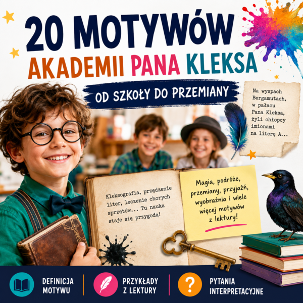 20 motywów Akademii pana Kleksa — od szkoły do przemiany