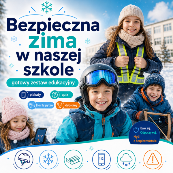 Bezpieczna zima w naszej szkole — gotowa kampania edukacyjna