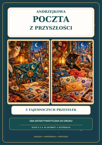 Andrzejkowa Poczta z Przyszłości – gra detektywistyczna, klasy 2–3