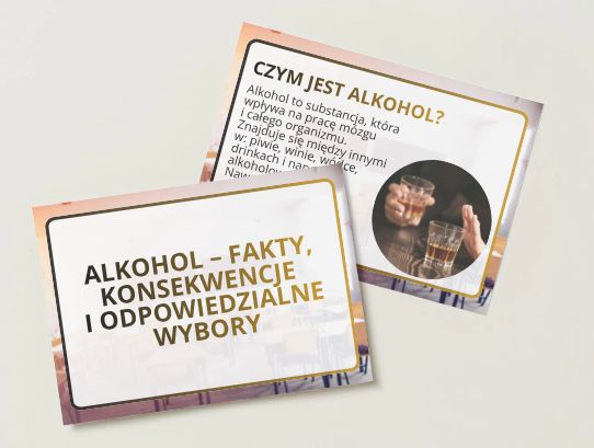 Prezentacja profilaktyczna – Alkohol i jego wpływ na organizm | Fakty, konsekwencje i odpowiedzialne wybory