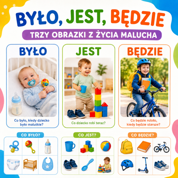 Było, jest, będzie — trzy obrazki z życia malucha
