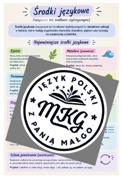 Wklejka środki językowe