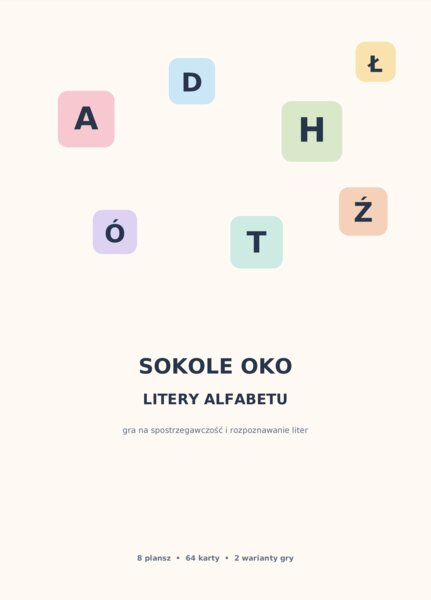 Sokole Oko - litery alfabetu