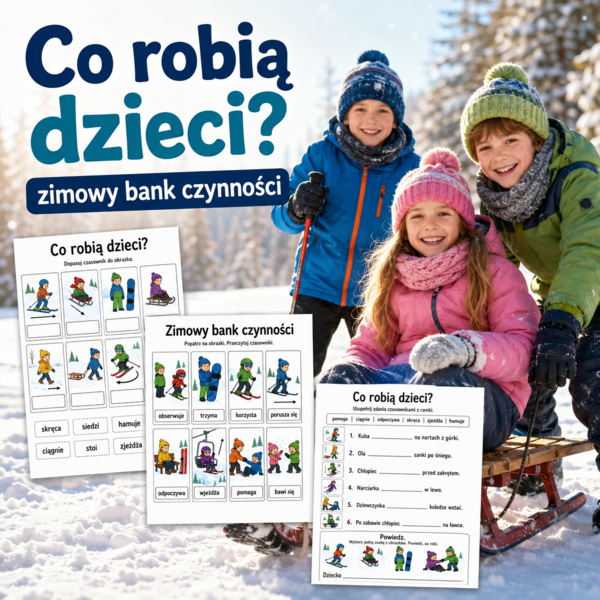 Co robią dzieci? – zimowy bank 16 czynności