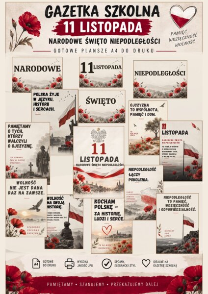 Gazetka na Narodowe Święto Niepodległości