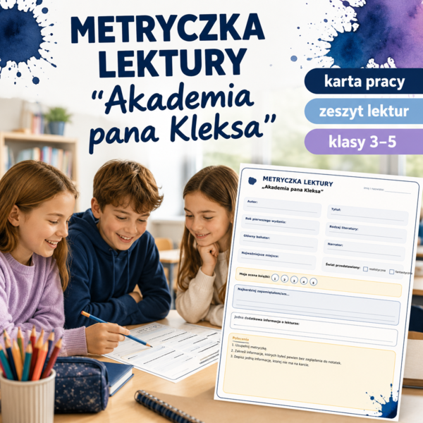 Metryczka lektury — Akademia pana Kleksa