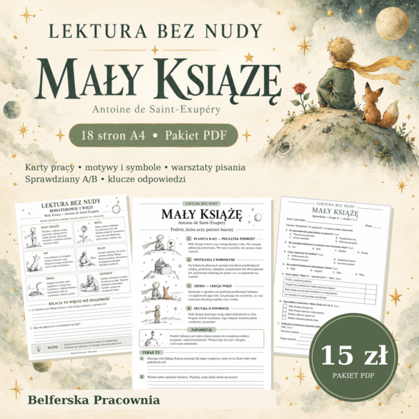 🌟 „Mały Książę” — LEKTURA BEZ NUDY