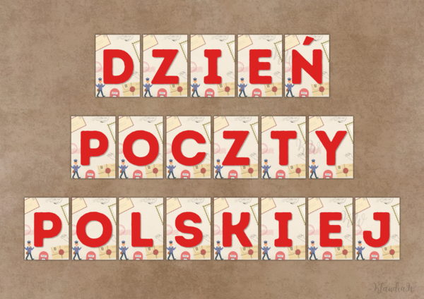 DZIEŃ POCZTY POLSKIEJ - GIRLANDA