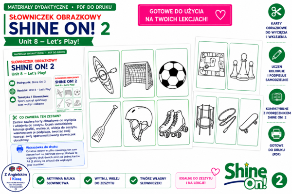 My Picture Dictionary - Shine On! 2 – Unit 8: Let's Play!