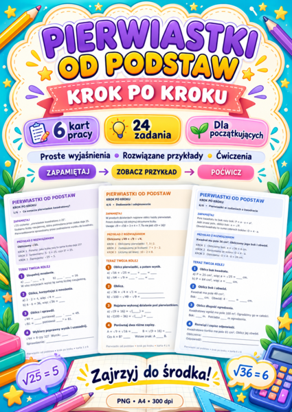 PIERWIASTKI-KROK PO KROKU