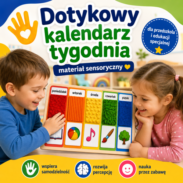Dotykowy kalendarz tygodnia