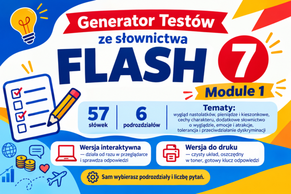 Generator testów Flash 7, Module 1