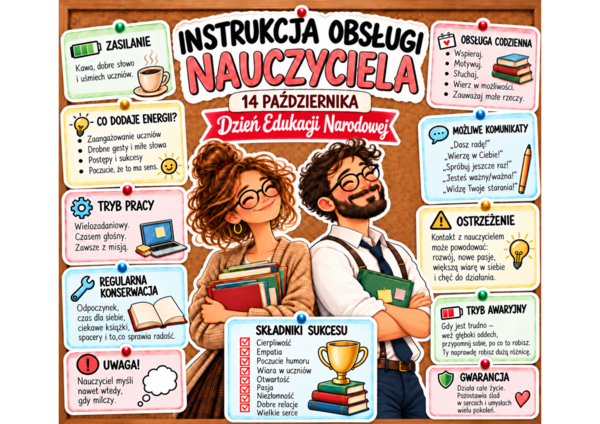 Instrukcja obsługi nauczyciela – gazetka na Dzień Edukacji Narodowej 14 października