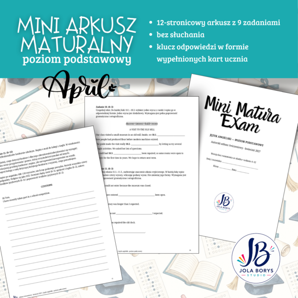 Mini Matura – Kwiecień 2027 | Język angielski – poziom podstawowy