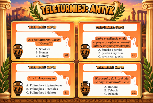 Teleturniej: ANTYK powtórka przed maturą