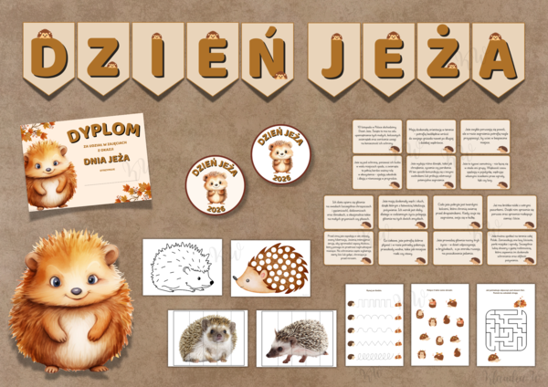 DZIEŃ JEŻA - ZESTAW