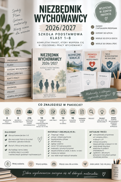 Niezbędnik Wychowawcy 2026/2027 szkoła podstawowa