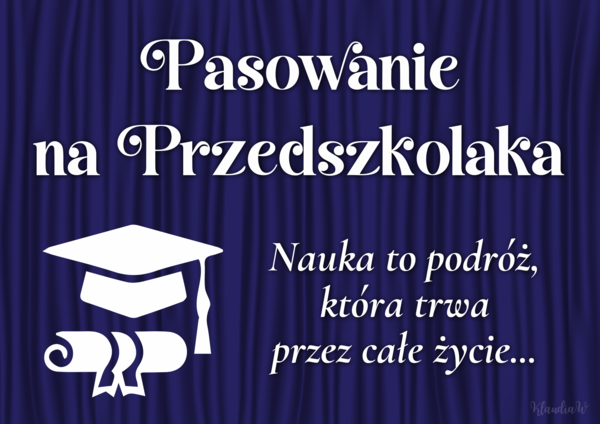 Pasowanie na Przedszkolaka - dekoracja