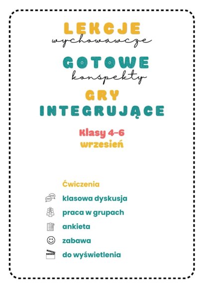 Lekcje wychowawcze na START (konspekty)