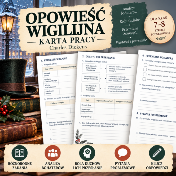 Opowieść wigilijna- przemiana bohatera