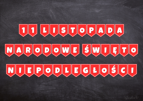ŚWIĘTO NIEPODLEGŁOŚCI - GIRLANDA