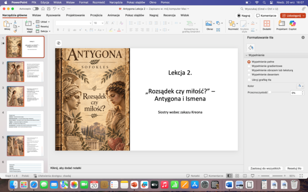 "Antygona" Sofoklesa - Lekcja 2 Rozsądek czy miłość? Spór Antygony i Ismeny.