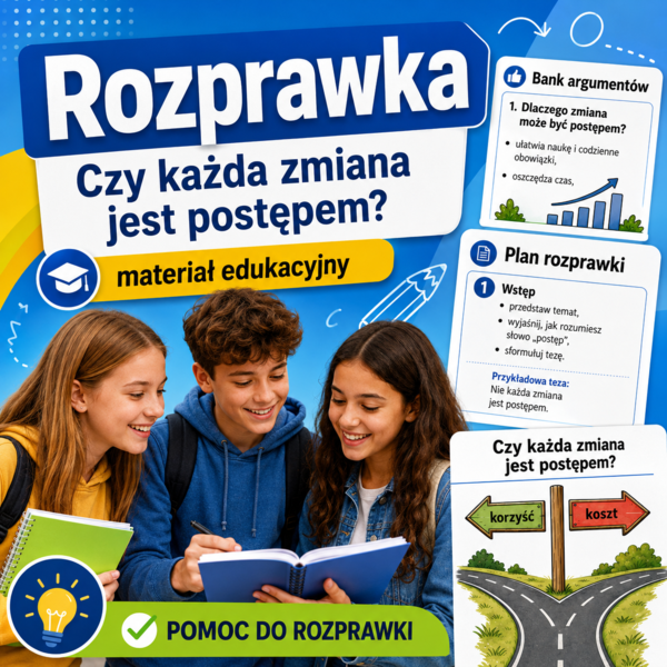 Rozprawka: Czy każda zmiana jest postępem?