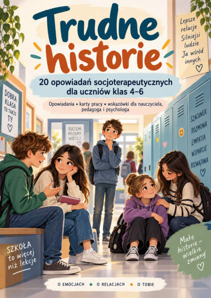 „Trudne historie. 20 opowiadań socjoterapeutycznych dla uczniów klas 4–6"