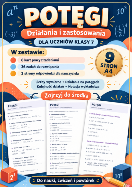 POTĘGI-klasa 7