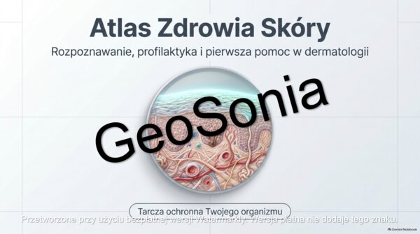 „Atlas Zdrowia Skóry: Rozpoznawanie, profilaktyka i pierwsza pomoc w dermatologii” – Gotowa Prezentacja Multimedialna (Biologia Klasa 7) Higiena i choroby skóry