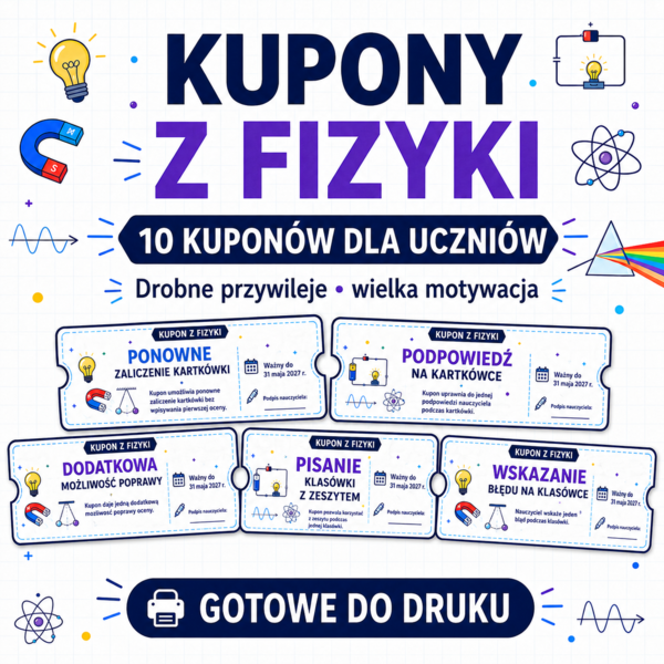 ⚡ Kupony z fizyki