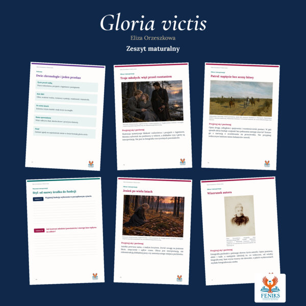 Gloria victis — Eliza Orzeszkowa | Zeszyt maturalny: szczegółowe omówienie, 80 zadań i klucz odpowiedzi