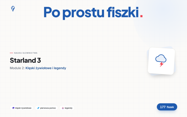 Fiszki do Module 2, Starland 3
