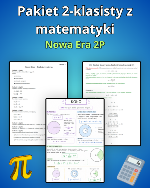 Pakiet 2-klasisty z matematyki - NE 2P