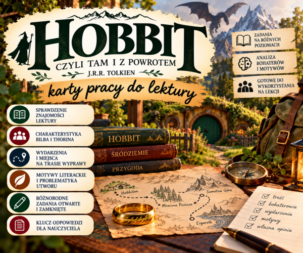 Hobbit – karty pracy do lektury