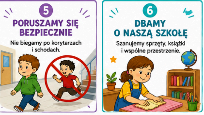 Klasowe zasady -wklejki dla klas I-III