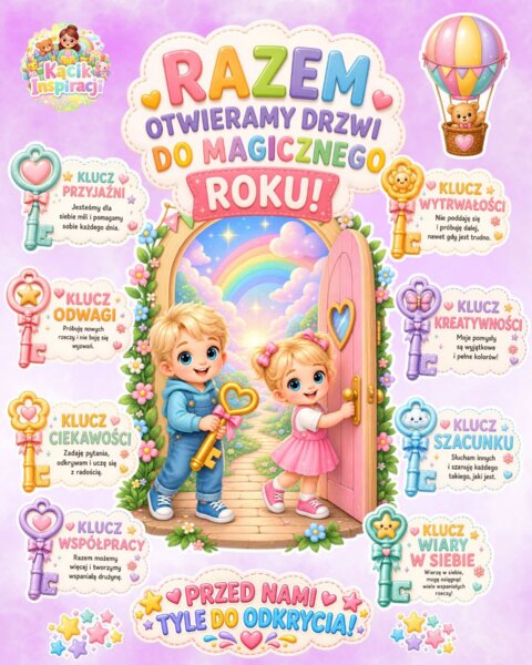 ✨ RAZEM OTWIERAMY DRZWI DO MAGICZNEGO ROKU! 🔑