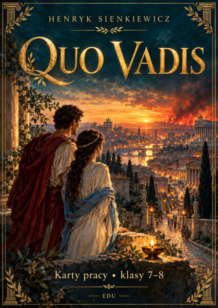 QUO VADIS — 22 karty dwustronne, 129 zadań, sprawdzian i klucze | klasy 7–8