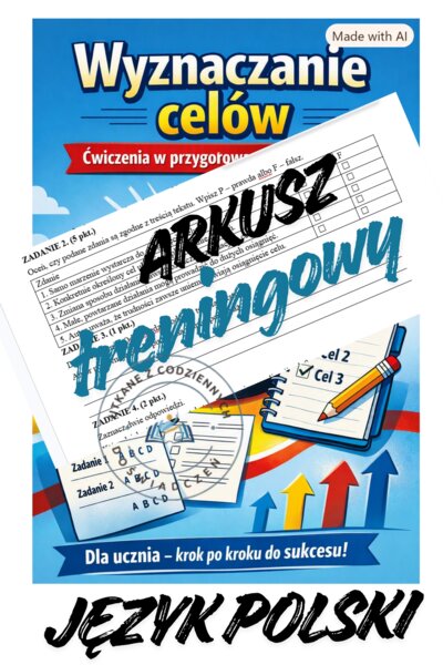 Arkusz treningowy dla klas 7–8. Praktyczny materiał rozwijający umiejętność czytania, rozumienia i przetwarzania informacji zawartych w tekście.