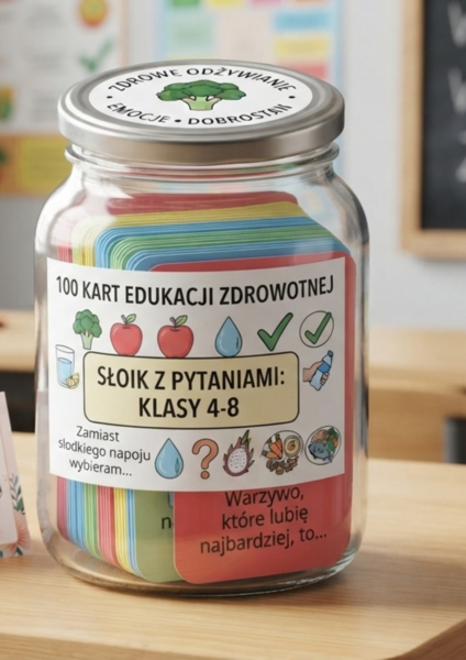 Słoik ze zdaniami do dokończenia – inspirujące materiały na Edukację Zdrowotną