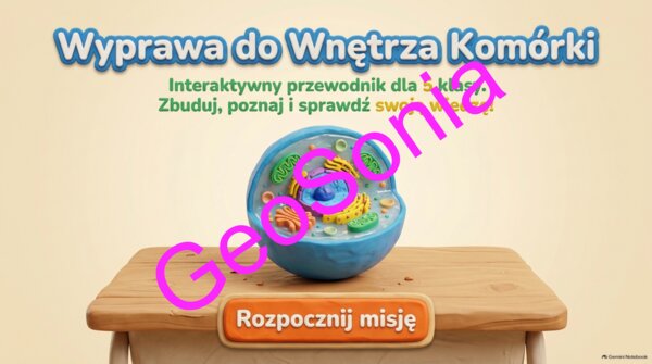 „Wyprawa do Wnętrza Komórki: Interaktywny przewodnik dla klasy 5 – Zbuduj, poznaj i sprawdź swoją wiedzę!” – Multimedialna Lekcja Biologii